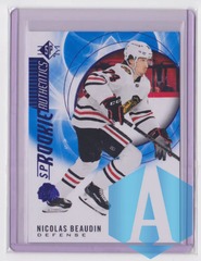 2020-21 Upper Deck SP Rookie Authentics Nicolas Beaudin #133 Black Hawks